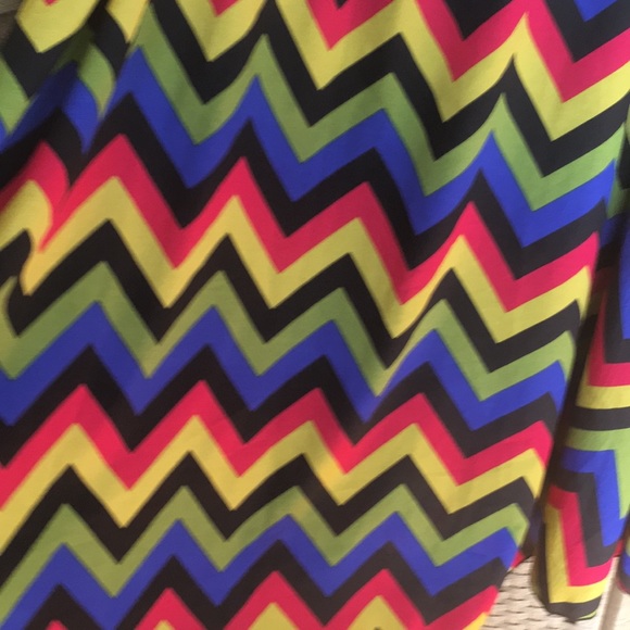LuLaRoe multi colored Aztec print skirt (Lola) - Picture 3 of 6